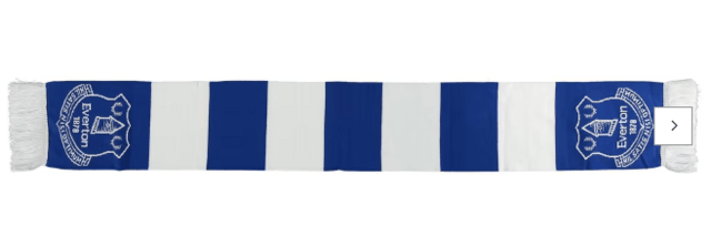 Everton Bar Scarf - Royal / White - Adult