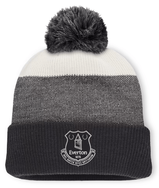 Everton Set Cuff Pom Beanie - Dark Grey - Unisex